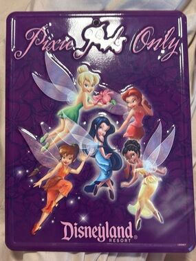 Disneyland Pixie Pals Tin - Purple Fairy Artwork